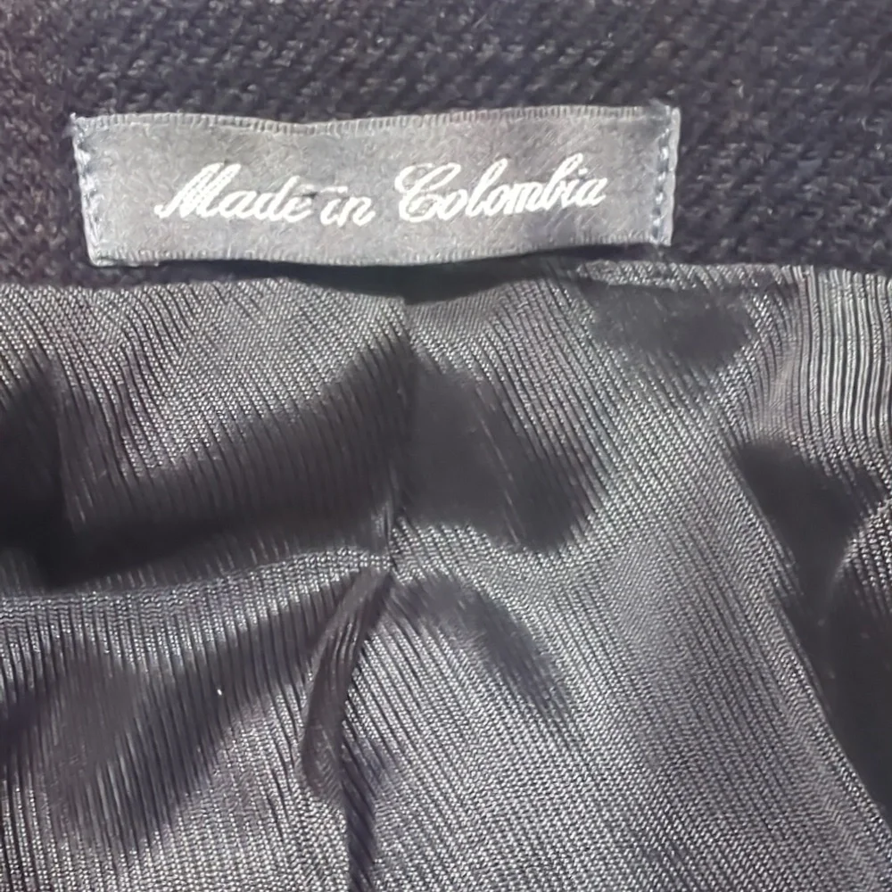 Oscar de la Renta‎ Jacket Black Check 38S Wool Sports Coat Blazer